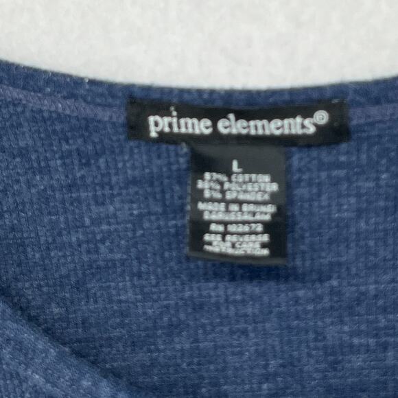 STEW LEONARDS Shirt Top Womens L Dairy Grocery Connecticut Danbury Cardigan Blue - Picture 5 of 12